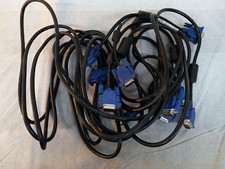 Lot of 5 VGA CABLES - 6'