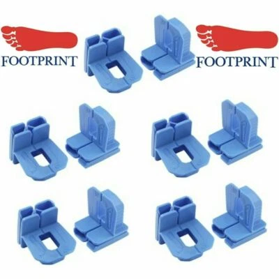 FOOTPRINT TOOLS 10 x FOOTPRINT Builders Brickies Bricklayers Line Corner Blocks - setting out