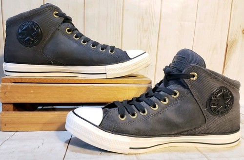 mid rise black converse