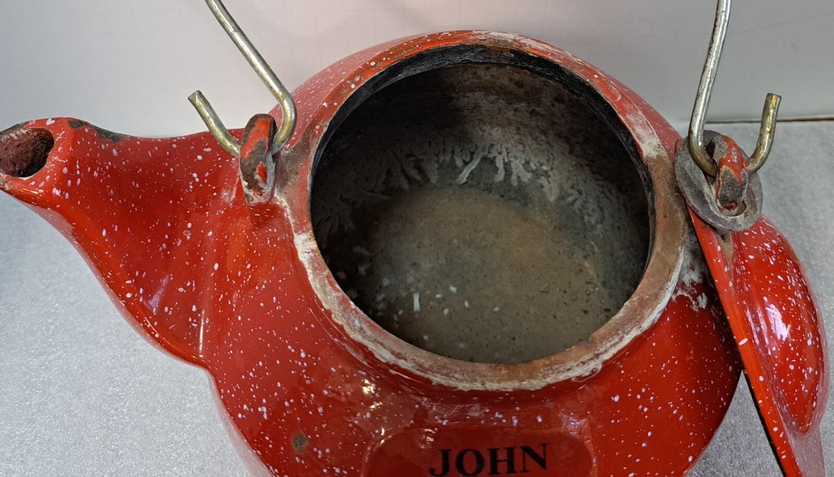 美品　ビンテージ品JOHN WRIGHT社の2.0L アルミ鋳造製ケトル 美品 ビンテージ品JOHN WRIGHT社の2.0L アルミ鋳造製ケトル