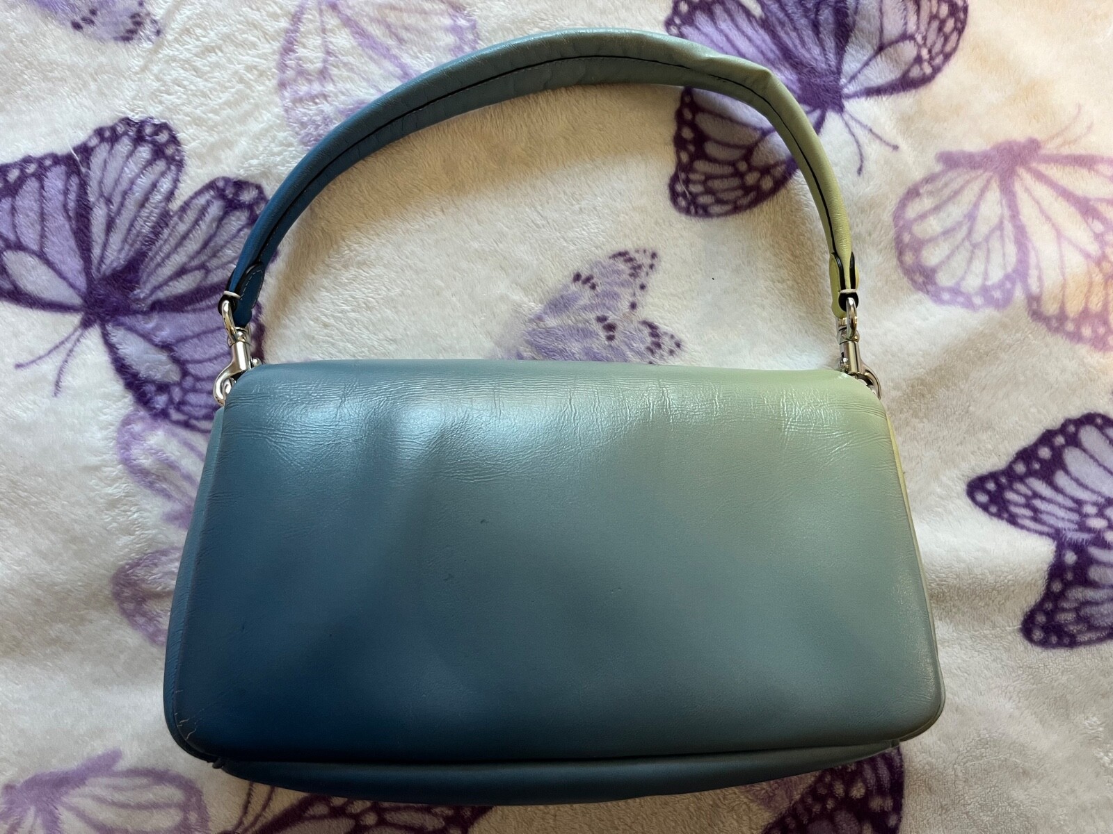 Coach Tabby Pillow Women's Shoulder Bag, Medium - Aqua (CA083) image 5