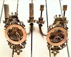 FREE SHIPPING!! American Made Bronze Sconces Crown Design Rewired! French Style — photo 2