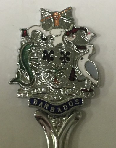 Vintage Souvenir Spoon Collectible Barbados 5.1/8”