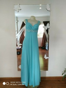 backless diamante dress