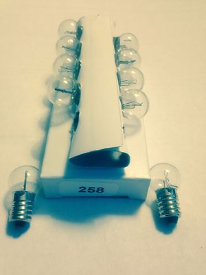 10 total bulbs 258 BLINKING BULBS Screw in base for Lionel FREE SHIPPING 14 Volt