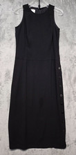 Jones New York Dress Womens 6 Black Sheath Classic Sleeveless Casual Jumper LBD