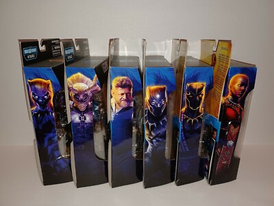 Marvel Legends, Black Panther, M'BAKU BAF Wave, Set of 6 Figures w/ Accessories
