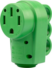 RVGUARD NEMA 14-50R RV Replacement Female Plug, 125/250V 50 Amp with Disconnect