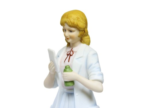 Female,Woman, Lady Pharmacist Figurine, Great for Graduation, Christmas - Picture 3 of 3