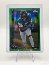 2025 Topps Chrome NFL Dyami Brown Green /99 Jaguars Color Match