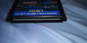 Sega Genesis 112 in 1 Multi Game Cartridge Sonic Street Fighter Mortak Kombat