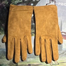 Vintage Tan Sheepskin Gloves Elegant Classic Fashion Accessory for Women and Men