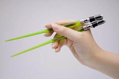 Kotobukiya Baguettes / Essstäbchen - Star Wars Yoda Green- mit 2 Sticks OVP