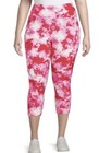Terra and Sky Dark Pink Tie Dye High Rise Capri Leggings 2X (20W-22W) NWT — photo 3