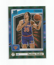 PACOME DADIET (Knicks) 2024-25 PANINI DONRUSS GREEN LASER RATED ROOKIE #211