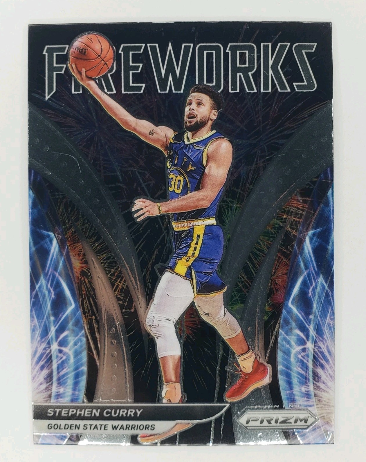 2021-22 Panini Prizm Stephen Curry Warriors #2 Fireworks