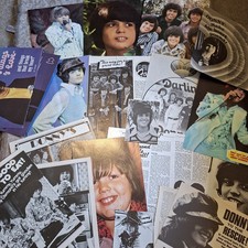 The Osmonds Donny Jimmy Large Bundle Of Posters Clippings Ephemera Scrapbook Vtg