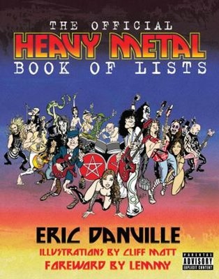 The Official Heavy Metal Book of Lists Paperback Eric Danville