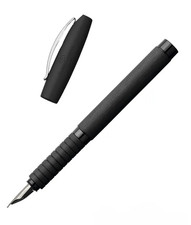 Faber Castell Essentio Black Fountain Pen (Me...