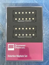 Seymour Duncan SH-6 Distortion Mayhem Humbucker Pickup Set Black FREE SHIPPING