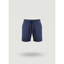 Polo Ralph Lauren Mens Navy Blue Waffle Knit Thermal Lounge Shorts XL Drawstring