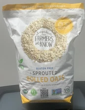 One Degree Organic Gluten Free Sprouted Rolled Oats 5 Lbs (80 Oz) BB 4/17/25