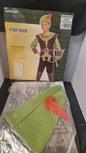 Amscan Robin Hood Childs Fancy Dress Costume Various Sizes Available - Picture 2 of 7