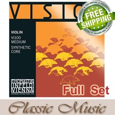 New Thomastik Vision VI100 Violin Strings Full Set 4/4 Ball End Free Shipping