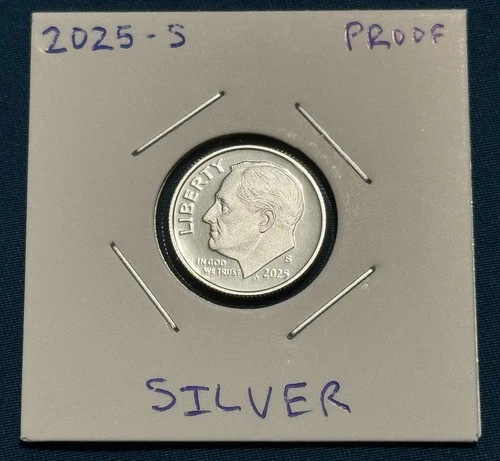 2025 S Roosevelt Dime Gem DCam Proof 99.9% Silver Just Over 200,000 Minted!
