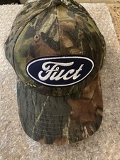 RARE AUTHENTIC 2025 FUCT MOSSY OAK CAMOUFLAGE CAP!!! FAST SHIPPING!!