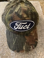RARE AUTHENTIC 2025 FUCT MOSSY OAK CAMOUFLAGE CAP!!! FAST SHIPPING!!