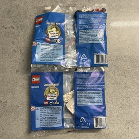 LEGO City: 30002 Police Boat 30 Pcs 30010 Fire Chief Quad 31 Pcs Mini Figure