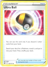 Carta Pokemon Ultra Ball 150/172 Stelle Brillanti BRS NM TCG