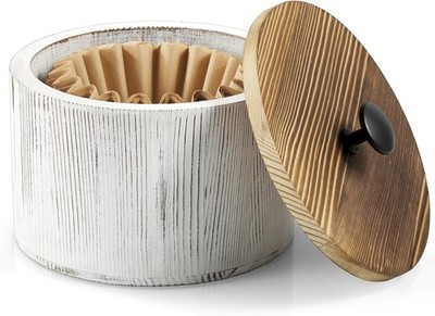 Coffee  Holder, Wood  Stora Container for Counter, Coffee