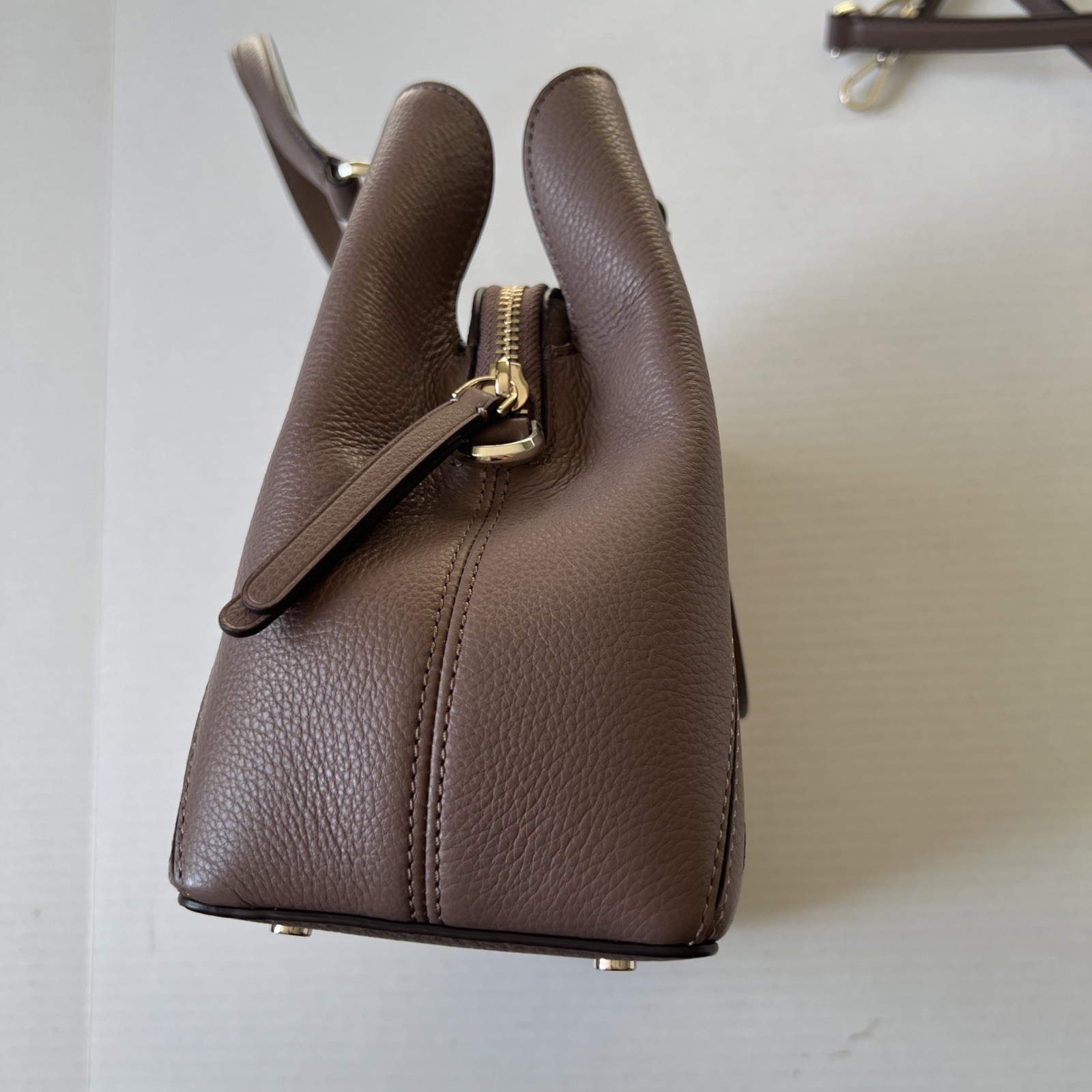 KATE SPADE Colorblock Brown White Crossbody Handbag Satchel NWOT thumbnail 9