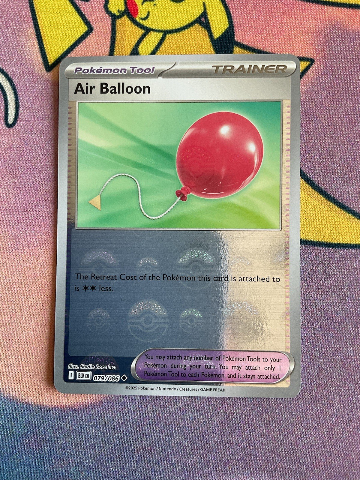Pokemon Air Balloon 79/86 Black Bolt Uncommon Poke Ball Holo NM TCG