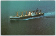 SS Alaskan Mail Passenger Cargo Ship Vintage Postcard American Mail Line