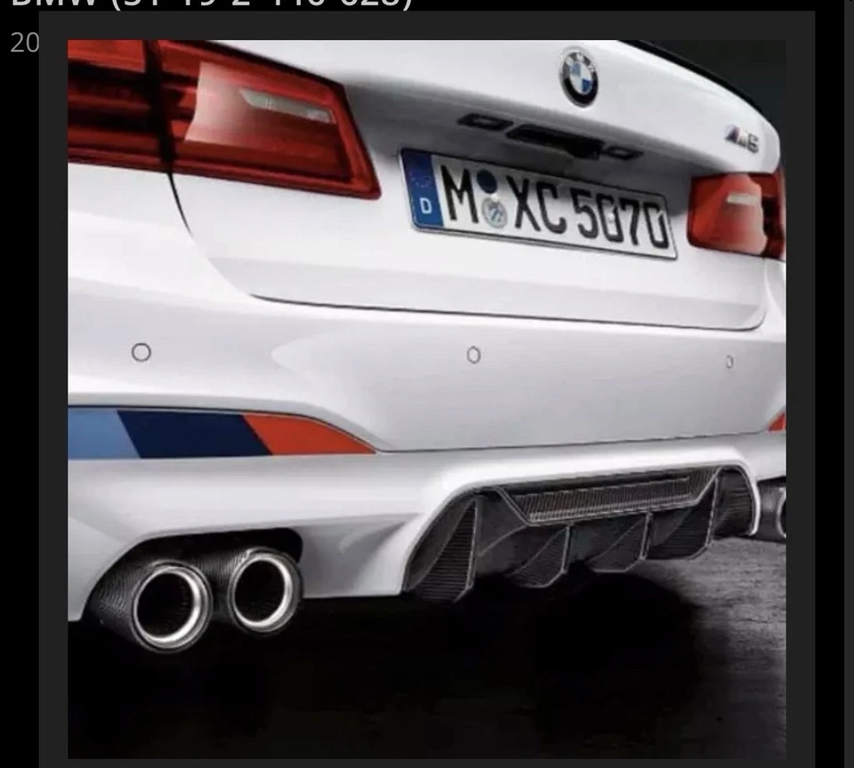 Difusor trasero de fibra de carbono M Performance - BMW (51-19-2-446-628) Foto 3 de 3