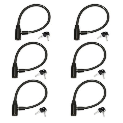 Child-Proof Refrigerator Regular, Black - 6 Pack KEYED ALIKE