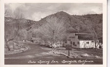 RPPC Springville CA Soda Spring Store Cafe Cars Tulare CO Photo nr Porterville