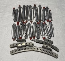 Vintage Metal Perm Rods and Assorted Clips Tip Top And Solo