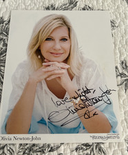 Olivia Newton-John Hand-Signed Color Publicity Photo in Black Sharpie Authentic