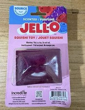New Purple Jell-O Squishi Sensory Toy Scented Grape 12 Jello Squishy Squeeze