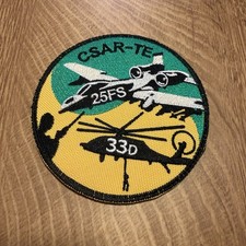 33rd Rqs Rescue Squadron Jolly Pararescue Patch 25th FS A-10 USAF Air Force PJ