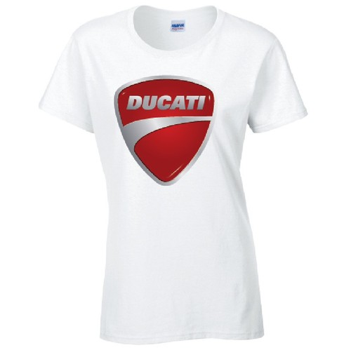 Ducati Ladies Cotton T-Shirt 3 colours 5 sizes Available Printed LT06 - Picture 5 of 6