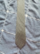 Hermes Black White Whims Tie