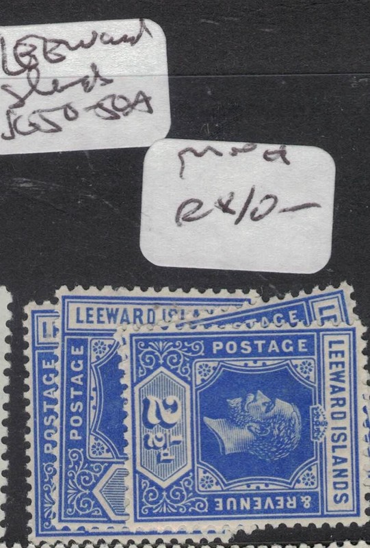 Leeward Islands SG 50-50a MNH (6heu)