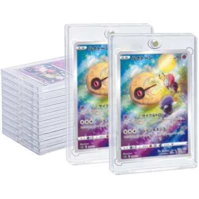 Magnetische Kartenhüllen, Sammelkarten, Schutz, transparent, 10 Stück, UV-Schutz