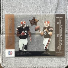 2004 Jeff Garcia & Kellen Winslow Jr. #1015/1250 Leaf Ticket Masters (TM-8)