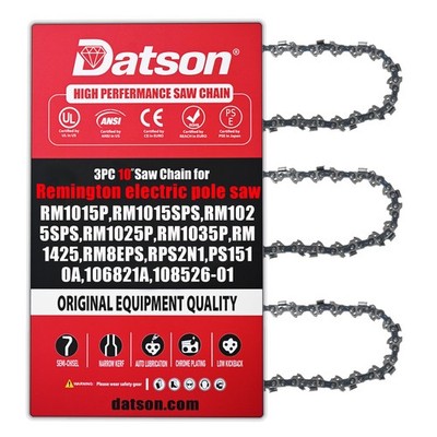 10'' Chainsaw Chain FOR REMINGTON electric POLE SAW 106821A,108526-01,3/8''.050''40